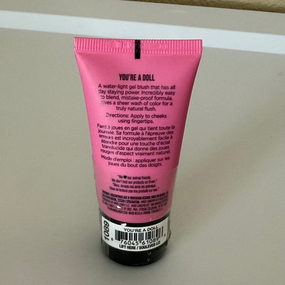 Hard Candy Cheeky Tints Blush Gel Women 0.67oz You're a Doll Pink New Sheer Tint